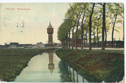 Sneek - Watertoren - Uitgave J.A.D. Heerius - 1909 - Sneek