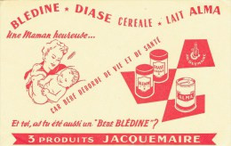 BUVARD " BLEDINE, DIASE, CEREALE, LAIT ALMA " Une Maman Heureuse - Infantiles