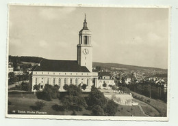 ZURICH. KIRCHE FLUNTERN -  VIAGGIATA   FG - Fluntern