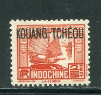 KOUANG TCHEOU- Y&T N°99- Neuf Avec Charnière * - Unused Stamps
