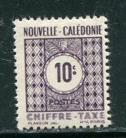 NOUVELLE CALEDONIE- Taxe Y&T N°39- Neuf Avec Charnière * - Portomarken