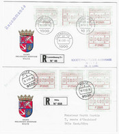 Timbres De Distributeurs - Automatenmarken - FDC - Collection De 16 Pièces - Postage Labels