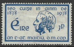 Ireland. 1938 Centenary Of Temperence Crusade. 3d MH. SG 108 - Unused Stamps
