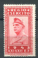 1943 FRANCHIGIA MILITARE REGIO ESERCITO - Lokale/autonome Uitgaven