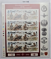 ISLE OF MAN 1992 - MNH - Sheetlet 50th Anniversary Of The Parachute Regiment - Isola Di Man