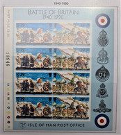 ISLE OF MAN 1990 - MNH - Sheetlet 50th Anniversary Of The Battle Of Britain - Man (Insel)