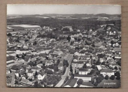 CPSM SUISSE - LANGENTHAL - Très Jolie Vue Générale Aérienne Partie Du Village + Détails Maisons - Langenthal