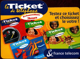 Ticket Télépone Orange - échantillon 3 Mn. - Tickets FT