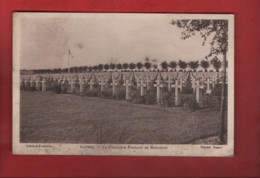 CPA  -  Combles  - Le Cimetière Français De Rancourtb - Combles