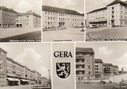 DC3592 - Ak Gera - Neubauten An Der Trebnitzer Straße, Gaststätte Haus Des Bergmanns, Johannes-R.-Becher-Straße U.a. - Gera