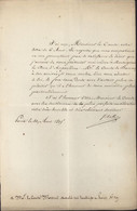Lettre Autographe Eugène-François-Auguste D’Armand, Baron De Vitrolles Pair De France Royaliste Bourbons - Other & Unclassified