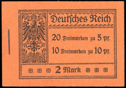 1913, Deutsches Reich, MH 5.20 B - Markenheftchen