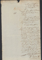 Précurseur - LAC Datée De Menin (28 Floréal An 6) + Obl Linéaire 91 / MENIN Et Port 4 Sous > Bruges - 1794-1814 (Periodo Francese)