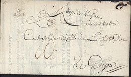 Hautes Alpes 05 Marque Postale 04 GAP + Cursive Département Des H. Alpes Signature Citoyens Administration Gap An 5 - 1701-1800: Vorläufer XVIII