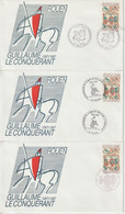 France FDC 1987 Guillaume Le Conquérant 2492 - 1980-1989