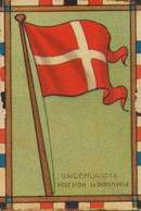 Greenland  Flag Colored . Denmark Ruler - Groenlandia
