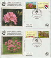 France FDC 1993 Parc Floral 2849 Et 2850 - 1990-1999
