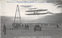 61-VIMOUTIERS- HABILLEZ-VOUS AU PALAIS DE LA MODE-RUE AUX PRÊTRES,L'AEROPLANE WILBUR WRIGHT AUTOUR DU PYLÔNE - Vimoutiers