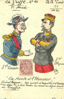 CARICATURE SATIRIQUE POLITIQUE  La Griffe  (dessin Original 100 Ex ) CH.CH  Affaire Dreyfus - Satirische