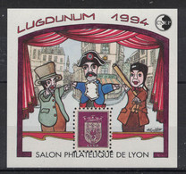 France - Bloc CNEP - Yvert 18 - Salon De Lyon (Lugdunum) 1994 - Guignol - CNEP