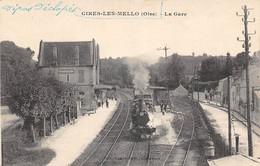 Cires-lès-Mello     60        Intérieur De La Gare   - Train - 4  (voir Scan) - Autres & Non Classés