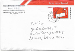 Portugal , 2000 ,  Stationery Envelope 176x120mm , Natal , Christmas , Santa Hat , Alpiarça Postmark - Entiers Postaux