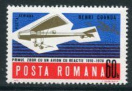 ROMANIA 1970 Aviation Pioneer Henry Coanda MNH / **.  Michel 2896 - Neufs