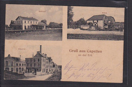 B50 /    Bahnhof , Brauerei , Mühle Capellen Erft B. Grevenbroich 1915 - Grevenbroich