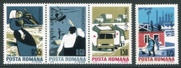 ROMANIA 1970 Flood Relief MNH / **.  Michel 2883-86 - Ungebraucht