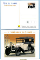 2019  Carte Postale Fête Du Timbre Citroën Type A 10 AP - Prêts-à-poster: TSC Et Repiquages Semi-officiels