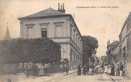 Clermont        60           Rue Et Palais De Justice        (voir Scan) - Clermont