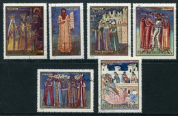 ROMANIA 1970 Monastery Frescoes Used  Michel 2856-61 - Used Stamps