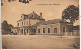 52- Haute.Marne _  Saint Dizier_ La Gare _ (sepia ) - Saint Dizier