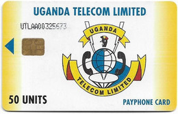 Uganda - UTL - Logo & Services, Cn. UTLAA, Siemens S35, 50U, Used - Uganda