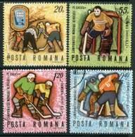 ROMANIA 1970 Ice Hockey Used.  Michel 2820-23 - Used Stamps