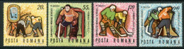 ROMANIA 1970 Ice Hockey MNH / **.  Michel 2820-23 - Nuevos