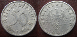 50 Pf 1941-J - 50 Reichspfennig