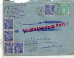 63 - AMBERT - ENVELOPPE LOUIS VILLARD -35 BD HENRI IV-1945 - 1900 – 1949