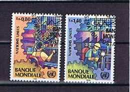 UN Genf 1989, Michel-Nr. 173-174 Gestempelt, Used / Cto - Oblitérés