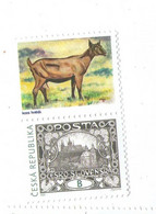 Czech Republic 2020 - Domestic Czech Browen Goat, Special Cupon With Stamp, MNH - Farm