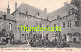 CPA ECAUSSINNES LE CHATEAU DES COMTES DE LALAING LA COUR INTERIEURE - Ecaussinnes