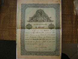 BRAZIL / BRASIL - APOLICE "DA DIVIDA PUBLICA" VALUE 1 CONTO DE REIS FROM 1920 IN THE STATE - Autres & Non Classés