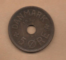 DINAMARCA - 5 Ore 1928 - Denemarken