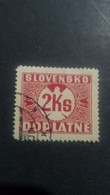 SLOVENSKO SLOVAQUIE TAXE Postage Due Doplatne 2Ks - Used Stamps