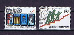 UN Wien 1980, Michel-Nr. 14-15 Gestempelt, Used / Cto (lot 1) - Oblitérés