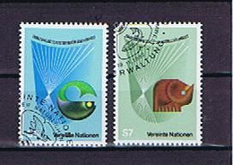 UN Wien 1982, Michel-Nr. 27-28 Gestempelt, Used / Cto - Oblitérés