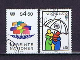 UN Wien 1985, Michel-Nr. 49-50 Gestempelt, Used / Cto (lot 1) - Oblitérés