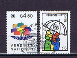 UN Wien 1985, Michel-Nr. 49-50 Gestempelt, Used / Cto (lot 2) - Oblitérés