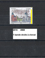 Variété De 2015 Neuf**  Y&T N° 4969 Bande Droite à Cheval - Neufs