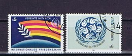 UN Wien 1986, Michel-Nr. 62-63 Gestempelt, Used / Cto - Oblitérés
